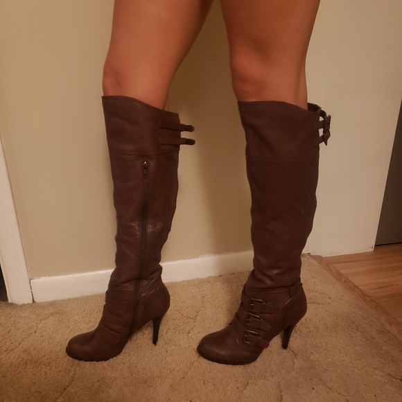 Aldo leather boots sz 40 (US sz 9) - Picture 2 of 5